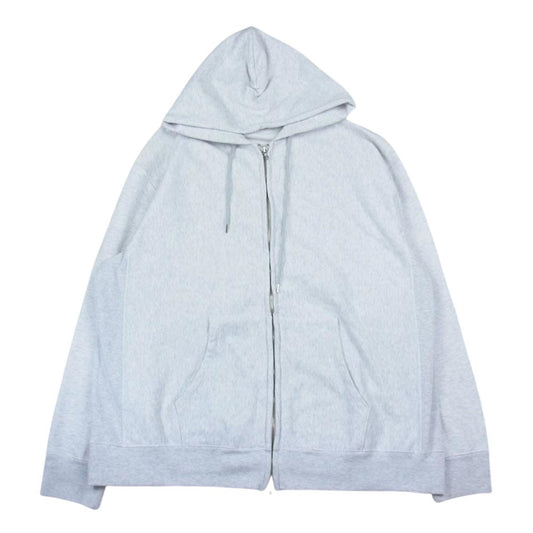 ブラームス L'ECHOPPE リショップ 別注 SH Full Zip Hoodie フルジップ フーディー パーカー グレー系 3【中古】