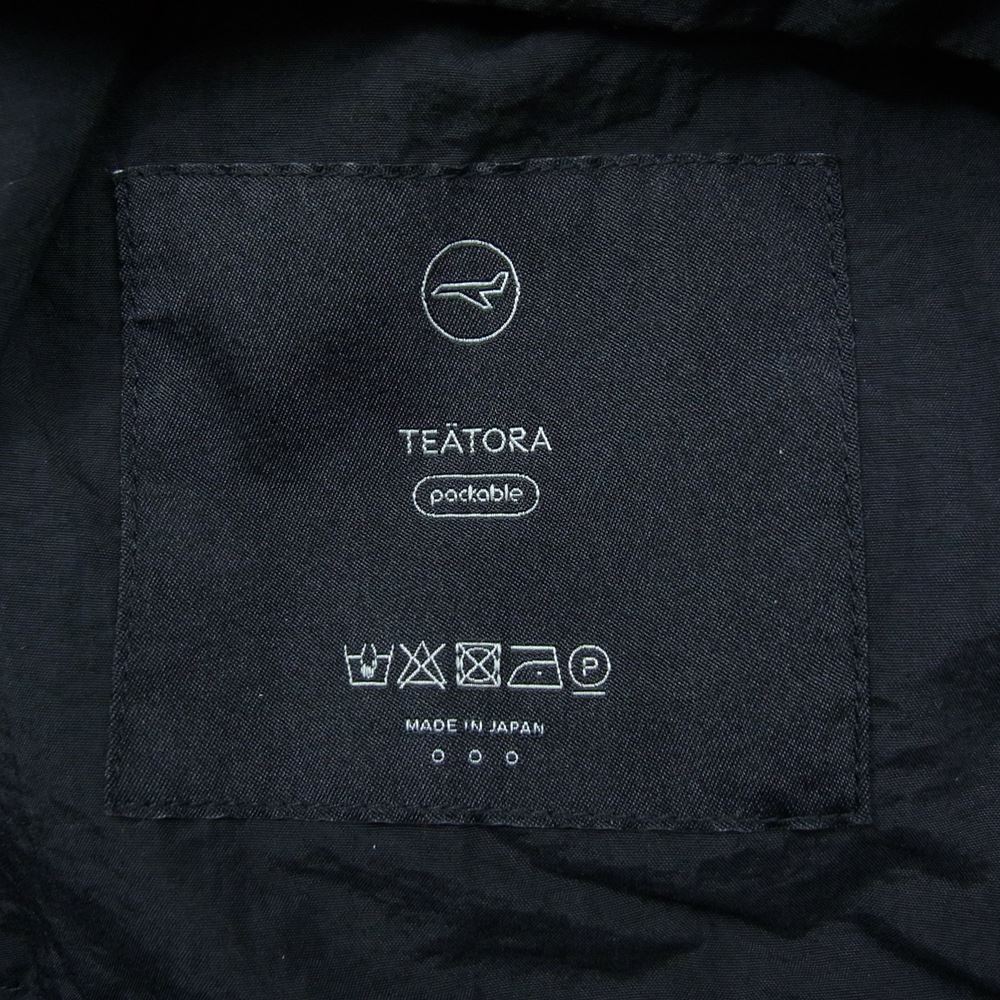 TEATORA テアトラ TT-104SL-P SOUVENIR HUNTER S/L PACKABLE パッカブル スーベニア ハンター ナイロン ジャケット ブラック系 3【美品】【中古】