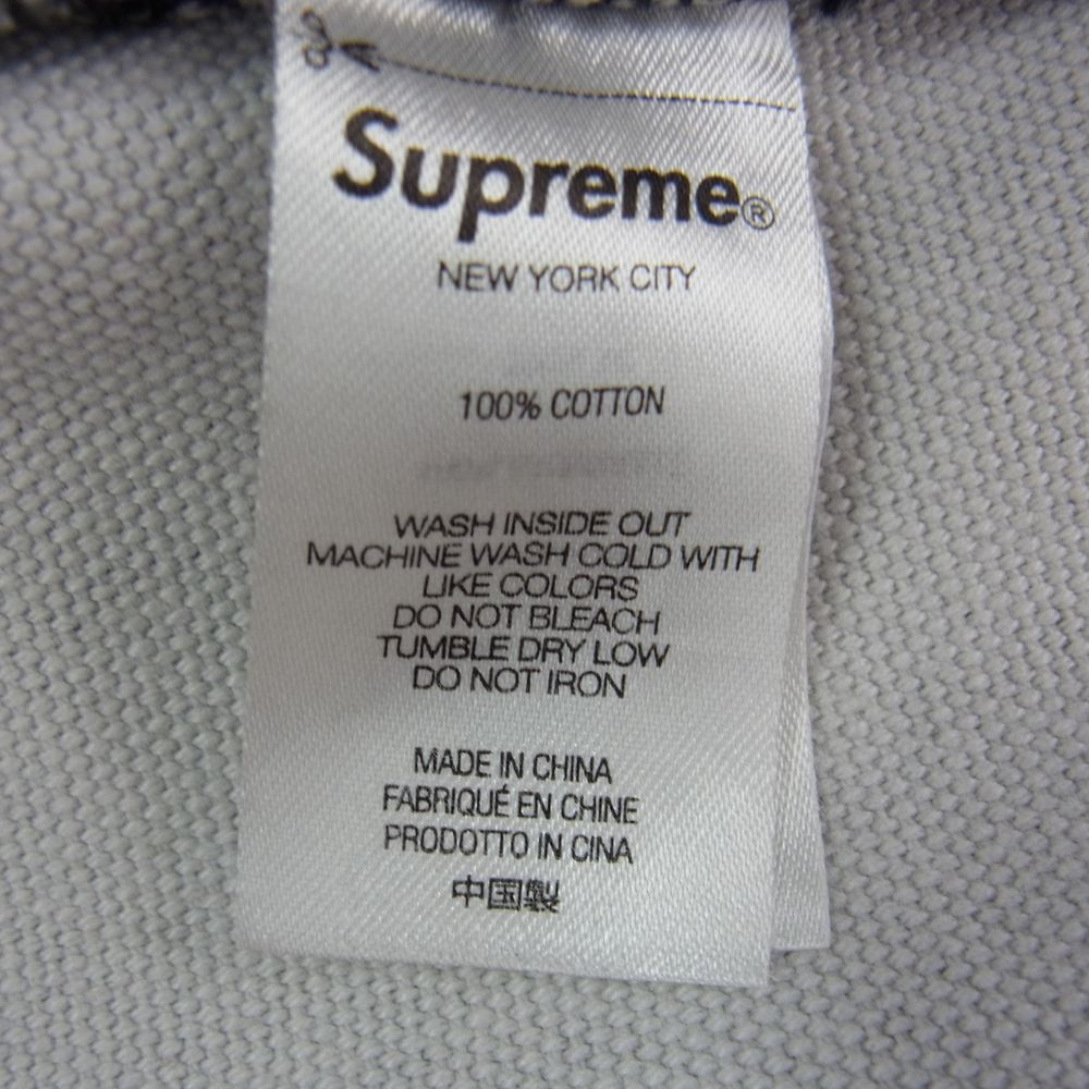 Supreme シュプリーム 21AW Canvas Double Knee Painter Pant キャンバス ダブルニー ペインター パンツ グレー系 34【中古】