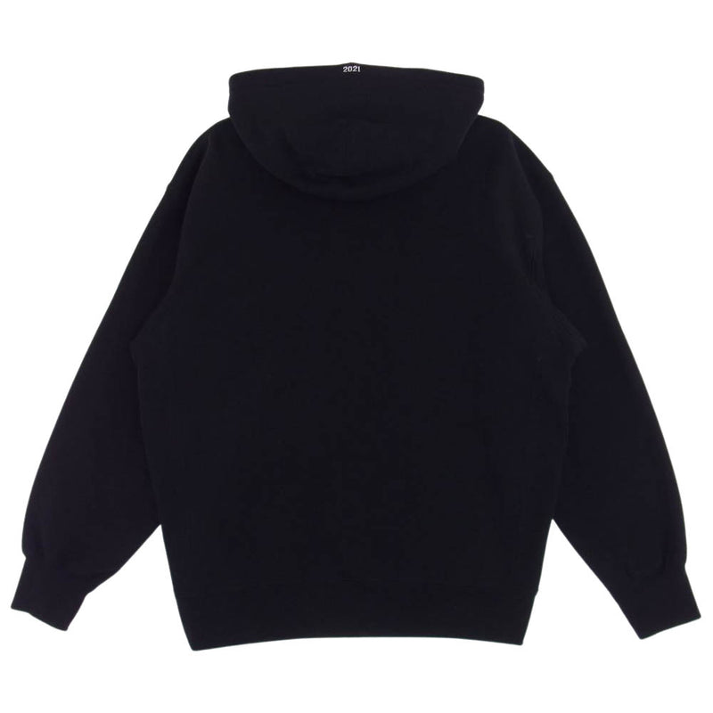 Supreme シュプリーム 21AW Box Logo Hooded Sweatshirt ボックスロゴ フーデッド スウェット プルオーバ― パーカー ブラック系 L【美品】【中古】