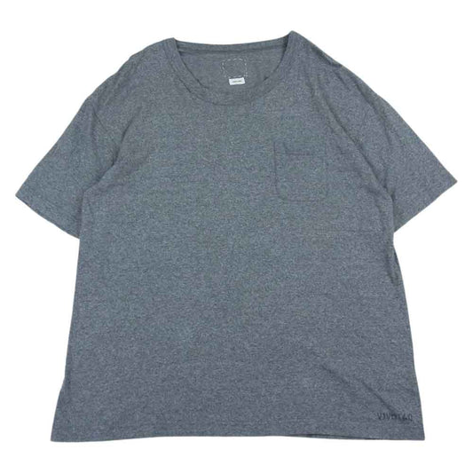 VISVIM ビズビム 0121105010024 21SS JUMBO TEE S/S NUMBERING 霜降り ジャンボ 半袖 Tシャツ グレー系 3【中古】