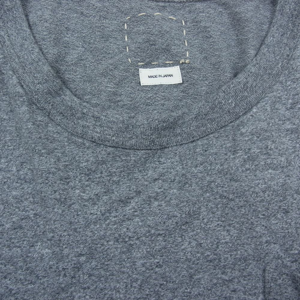 VISVIM ビズビム 0121105010024 21SS JUMBO TEE S/S NUMBERING 霜降り ジャンボ 半袖 Tシャツ グレー系 3【中古】