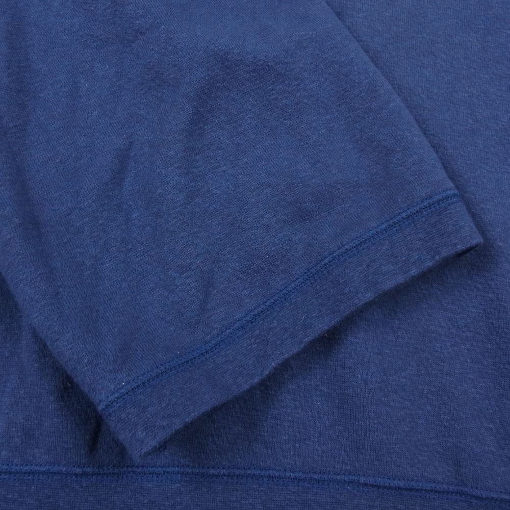 VISVIM ビズビム 0122105010027 22SS AMPLUS SB SWEAT S/S ALUMNI プリント 半袖 アンプラス スウェット ネイビー系 3【中古】