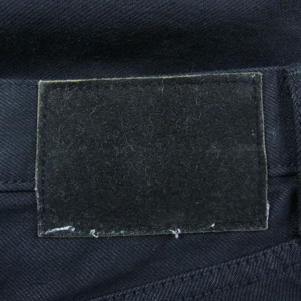 VISVIM ビズビム 0121205005008 21AW SOCIAL SCULPTURE 03 CMYK BLK ソーシャル スカルプチャー ブラック デニム パンツ ブラック系 36【中古】