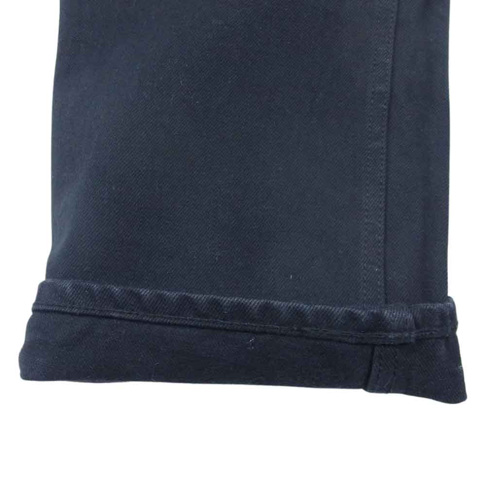 VISVIM ビズビム 0121205005008 21AW SOCIAL SCULPTURE 03 CMYK BLK ソーシャル スカルプチャー ブラック デニム パンツ ブラック系 36【中古】