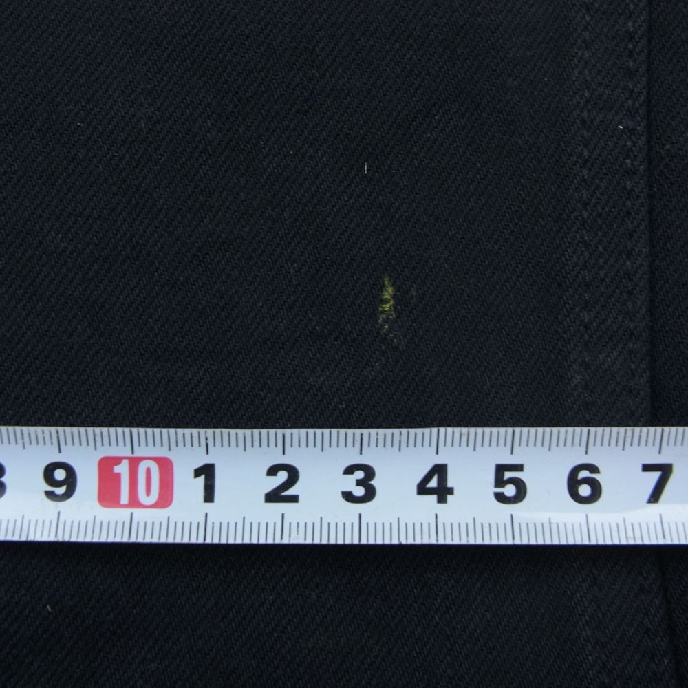 VISVIM ビズビム 0121205005008 21AW SOCIAL SCULPTURE 03 CMYK BLK ソーシャル スカルプチャー ブラック デニム パンツ ブラック系 36【中古】