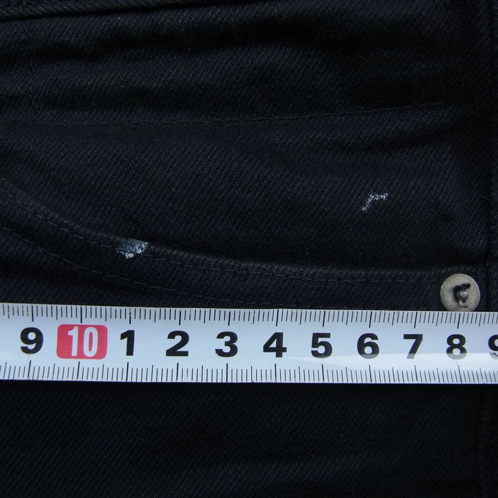 VISVIM ビズビム 0121205005008 21AW SOCIAL SCULPTURE 03 CMYK BLK ソーシャル スカルプチャー ブラック デニム パンツ ブラック系 36【中古】