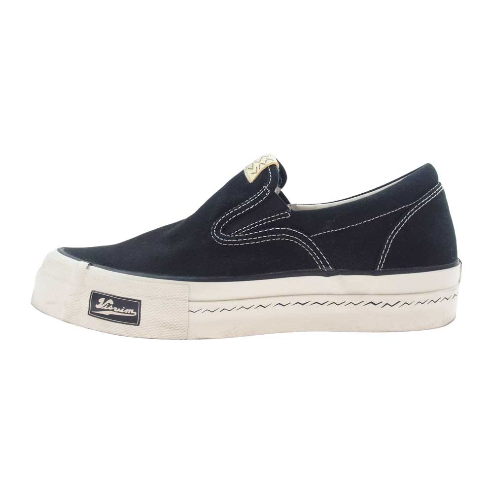 VISVIM ビズビム 0122101001002 22SS ZAHRA PATTEN ザハラ パッテン スリッポン スニーカー ブラック系 US9【中古】