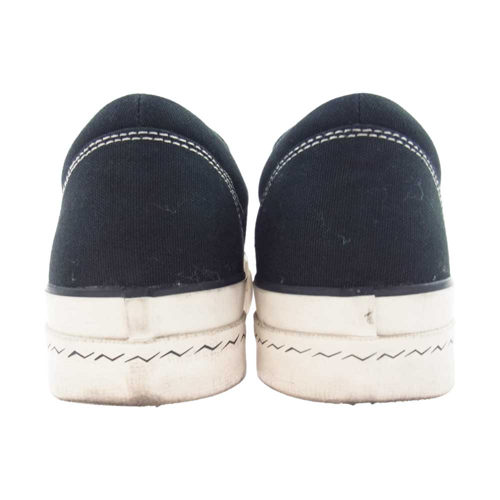 VISVIM ビズビム 0122101001002 22SS ZAHRA PATTEN ザハラ パッテン スリッポン スニーカー ブラック系 US9【中古】