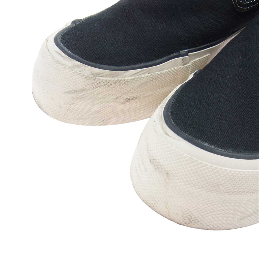VISVIM ビズビム 0122101001002 22SS ZAHRA PATTEN ザハラ パッテン スリッポン スニーカー ブラック系 US9【中古】