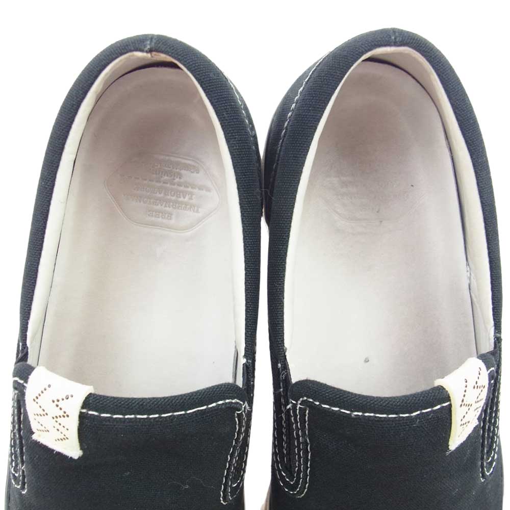 VISVIM ビズビム 0122101001002 22SS ZAHRA PATTEN ザハラ パッテン スリッポン スニーカー ブラック系 US9【中古】