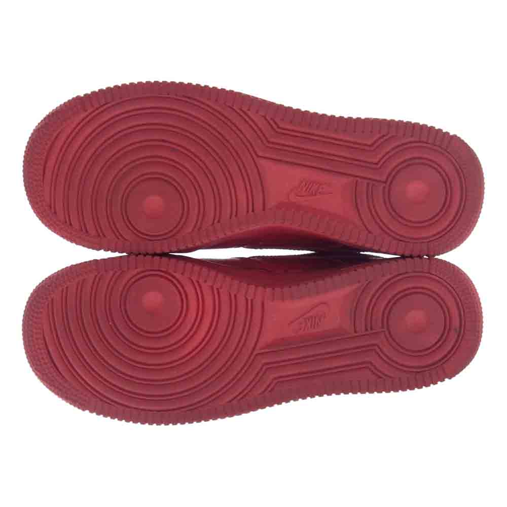 NIKE ナイキ 488298-627 NIKE AIR FORCE 1 スニーカー レッド系 24.5ccm【中古】
