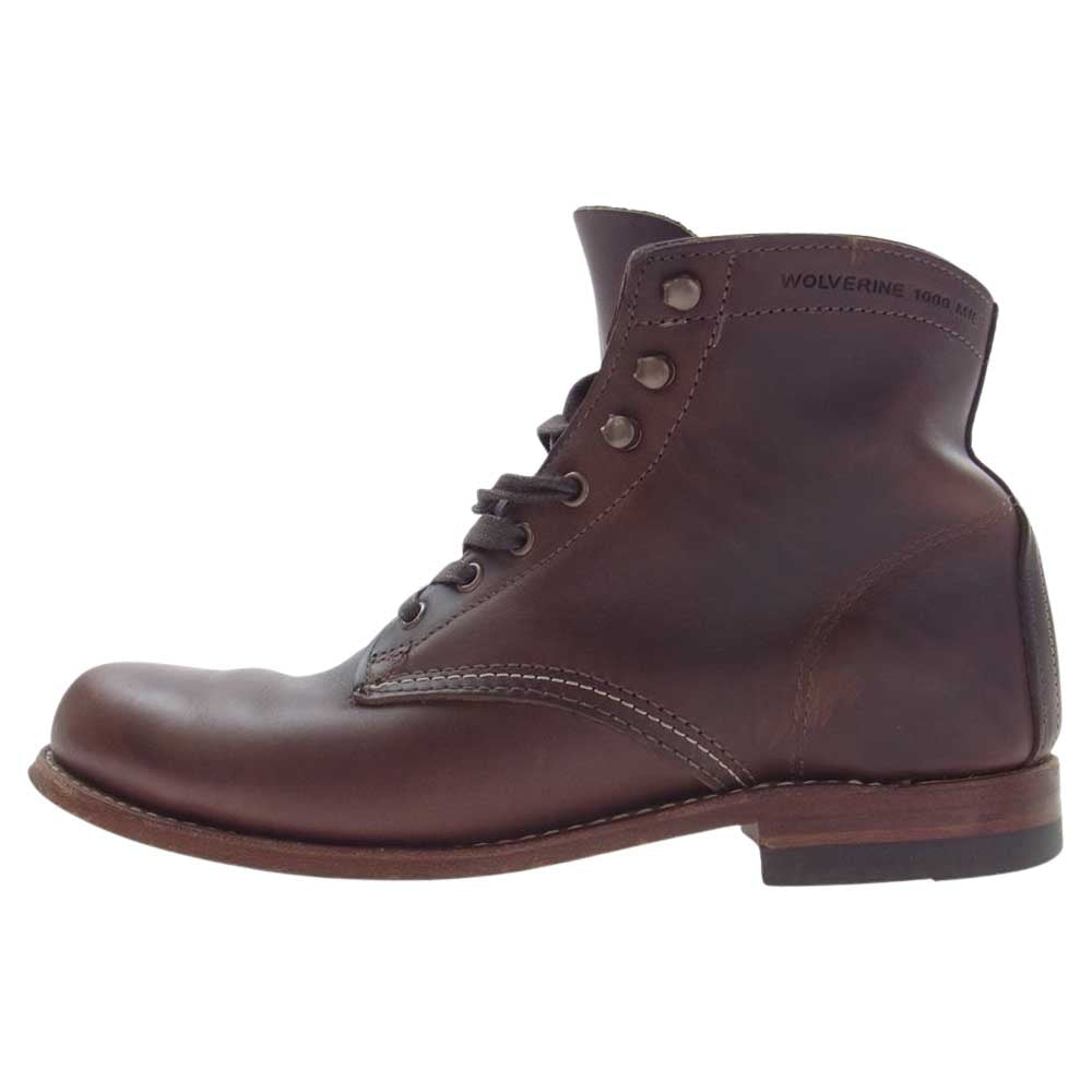 WOLVERINE ウルヴァリン W05301 1000 MILE BOOT 1000 マイル ブーツ ブラウン系 9【中古】