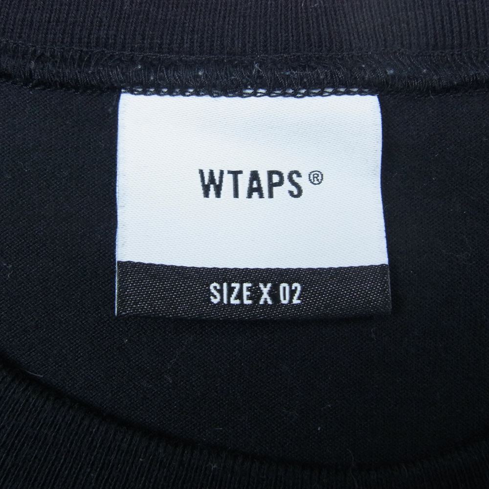 WTAPS ダブルタップス 19AW 192ATDT-CSM01 BLANK SS 01 TEE ブランク ポケット 半袖 Tシャツ ブラック系 2【中古】