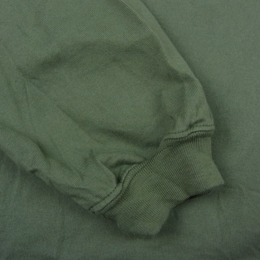 WTAPS ダブルタップス 21AW FABRICATION SCREEN LS TEE ファブリケーション プリント スクリーン 長袖 Tシャツ カーキ系 4【中古】