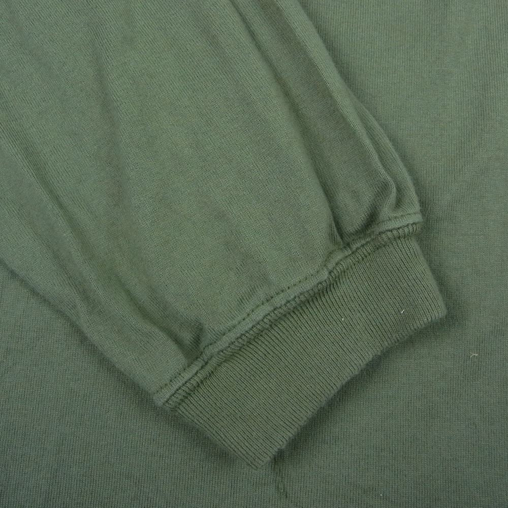 WTAPS ダブルタップス 21AW WTVUA SCREEN LS TEE プリント スクリーン 長袖 Tシャツ カーキ系 4【中古】