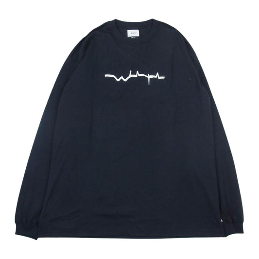 WTAPS ダブルタップス 21AW 212PCDT-LT01S VIBES L/S TEE バイブス プリント 長袖 Tシャツ ブラック ブラック系 4【極上美品】【中古】