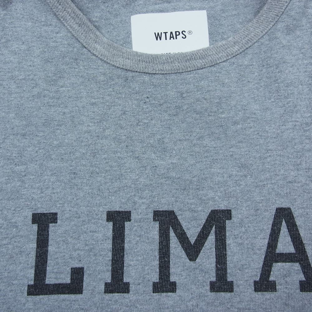 WTAPS ダブルタップス 21SS 211ATDT-CSＭ14 ACADEMY SS LIMA プリント アカデミー 半袖 Tシャツ グレー系 3【中古】