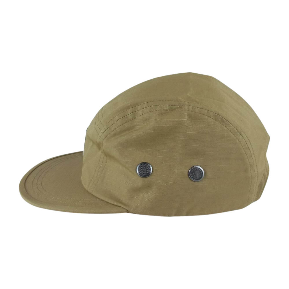 WTAPS ダブルタップス 21SS 211HCDT-HT03 T-5 03 CAP ロゴ リップストップ 5パネル キャップ ベージュ系 F【極上美品】【中古】