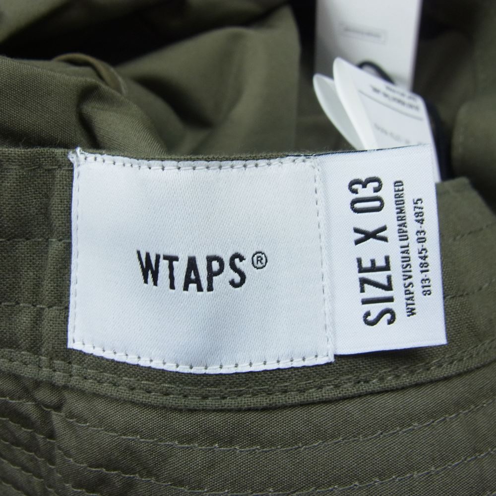 WTAPS ダブルタップス 21SS 211HCDT-HT16 JUNGLE HAT ジャングル バケット サファリ ハット カーキ系 3【極上美品】【中古】