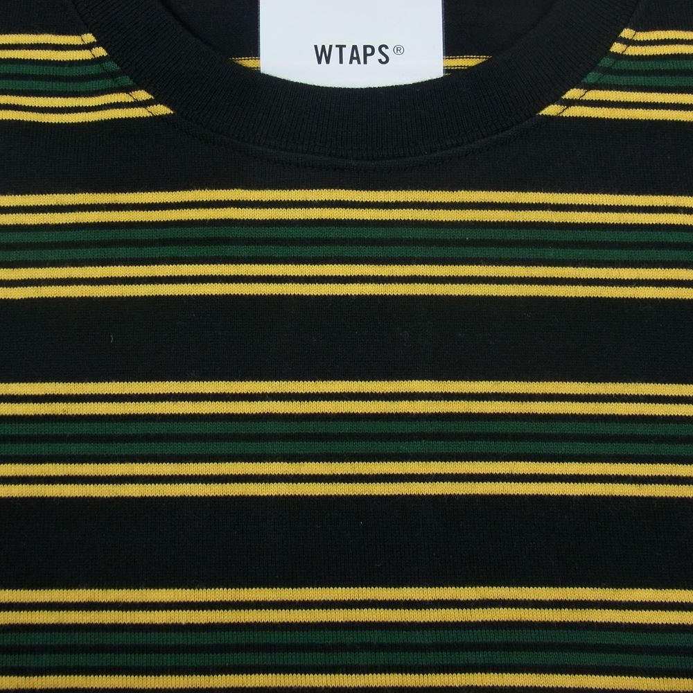 WTAPS ダブルタップス 21SS 211ATDT-CSM22 JAM 01 LS ジャム ボーダー 長袖 Tシャツ マルチカラー系 3【極上美品】【中古】