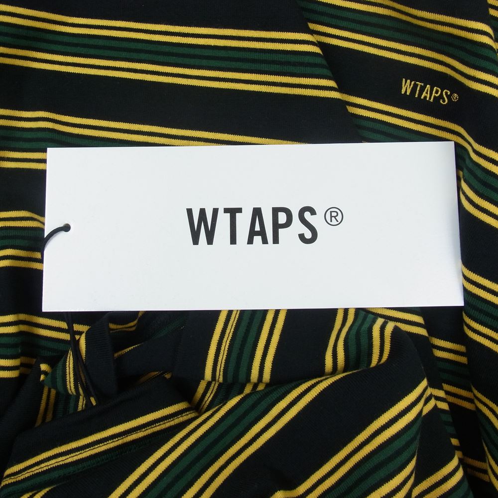 WTAPS ダブルタップス 21SS 211ATDT-CSM22 JAM 01 LS ジャム ボーダー 長袖 Tシャツ マルチカラー系 3【極上美品】【中古】