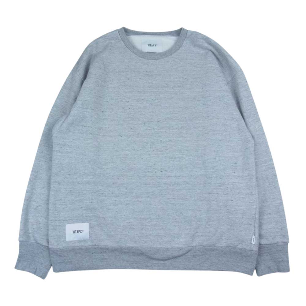 WTAPS ダブルタップス 20SS 201ATDT-CSM23 ACADEMY C NECK SWEATSHIRT クルーネック スウェット グレー系 2【中古】