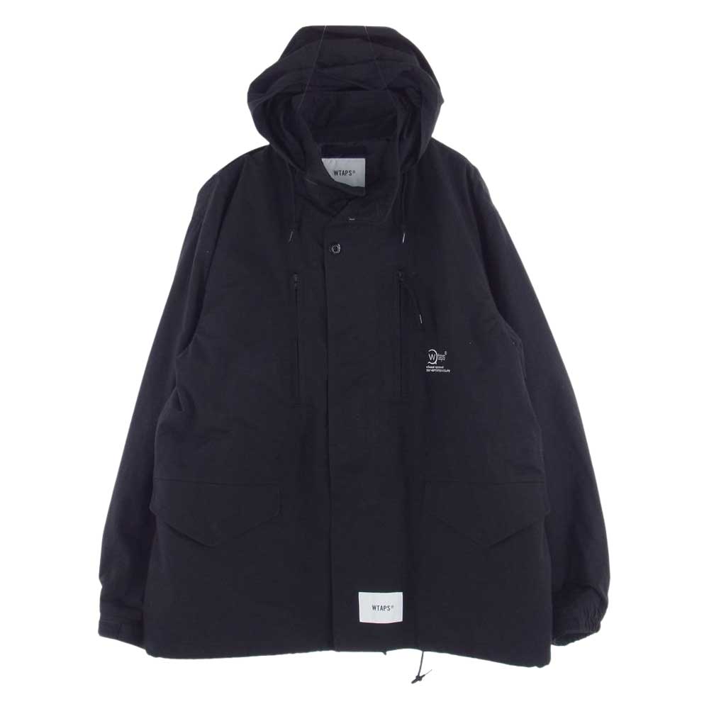 WTAPS ダブルタップス 21AW 212WVDT-JKM05 JACKET NYCO WEATHER ウェザー ナイロン マウンテン パーカ ジャケット ブラック系 2【中古】
