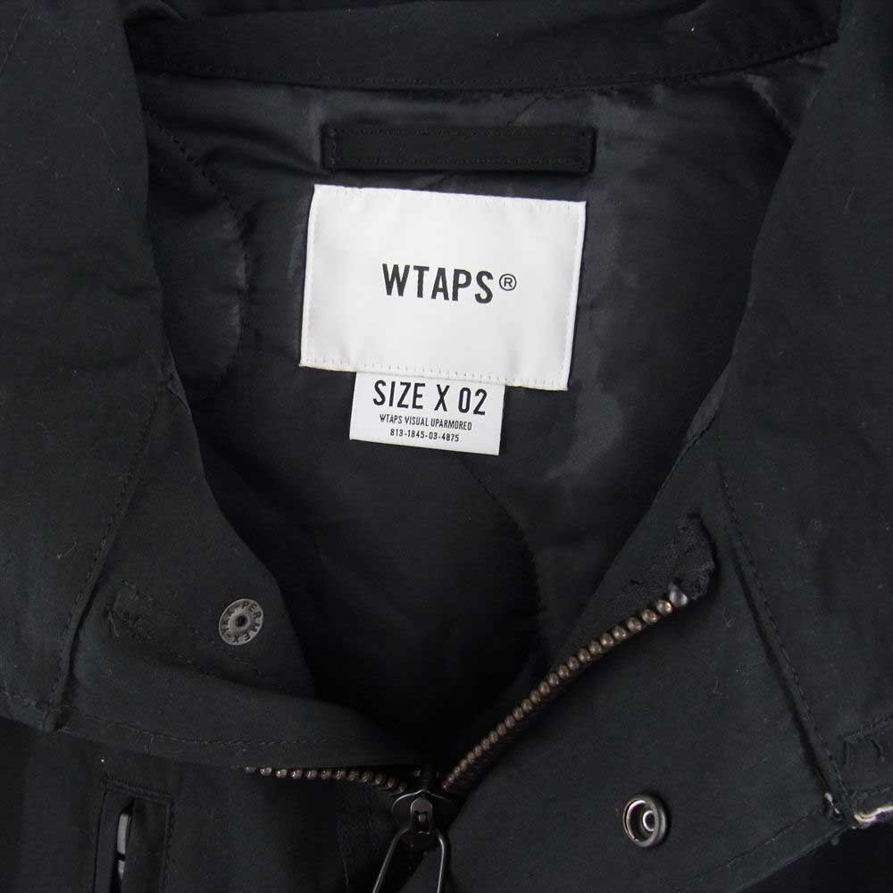 WTAPS ダブルタップス 21AW 212WVDT-JKM05 JACKET NYCO WEATHER ウェザー ナイロン マウンテン パーカ ジャケット ブラック系 2【中古】