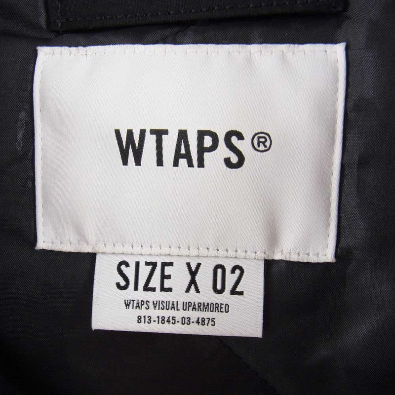 WTAPS ダブルタップス 21AW 212WVDT-JKM05 JACKET NYCO WEATHER ウェザー ナイロン マウンテン パーカ ジャケット ブラック系 2【中古】