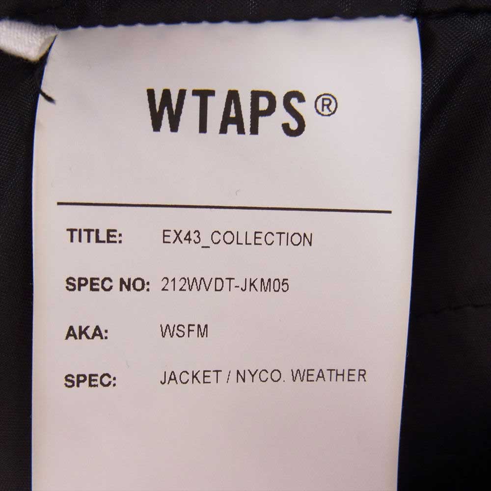 WTAPS ダブルタップス 21AW 212WVDT-JKM05 JACKET NYCO WEATHER ウェザー ナイロン マウンテン パーカ ジャケット ブラック系 2【中古】
