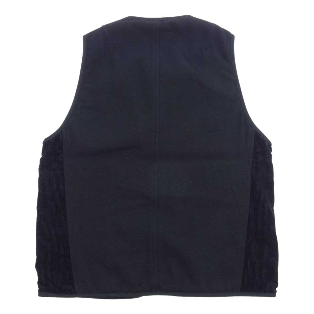 VISVIM ビズビム 0118205013026 18AW WAWONA DOWN VEST サイドコーデュロイ リバーシブル ダウン ベスト ブラック系 オフホワイト系 3【美品】【中古】