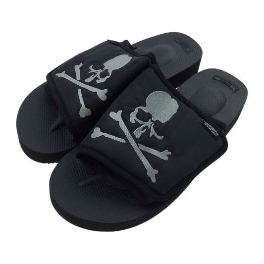 mastermind JAPAN マスターマインドジャパン OG-327VMM × SUICOKE スイコック サンダル スカル ブラック ブラック系 US10(28cm）【新古品】【未使用】【中古】