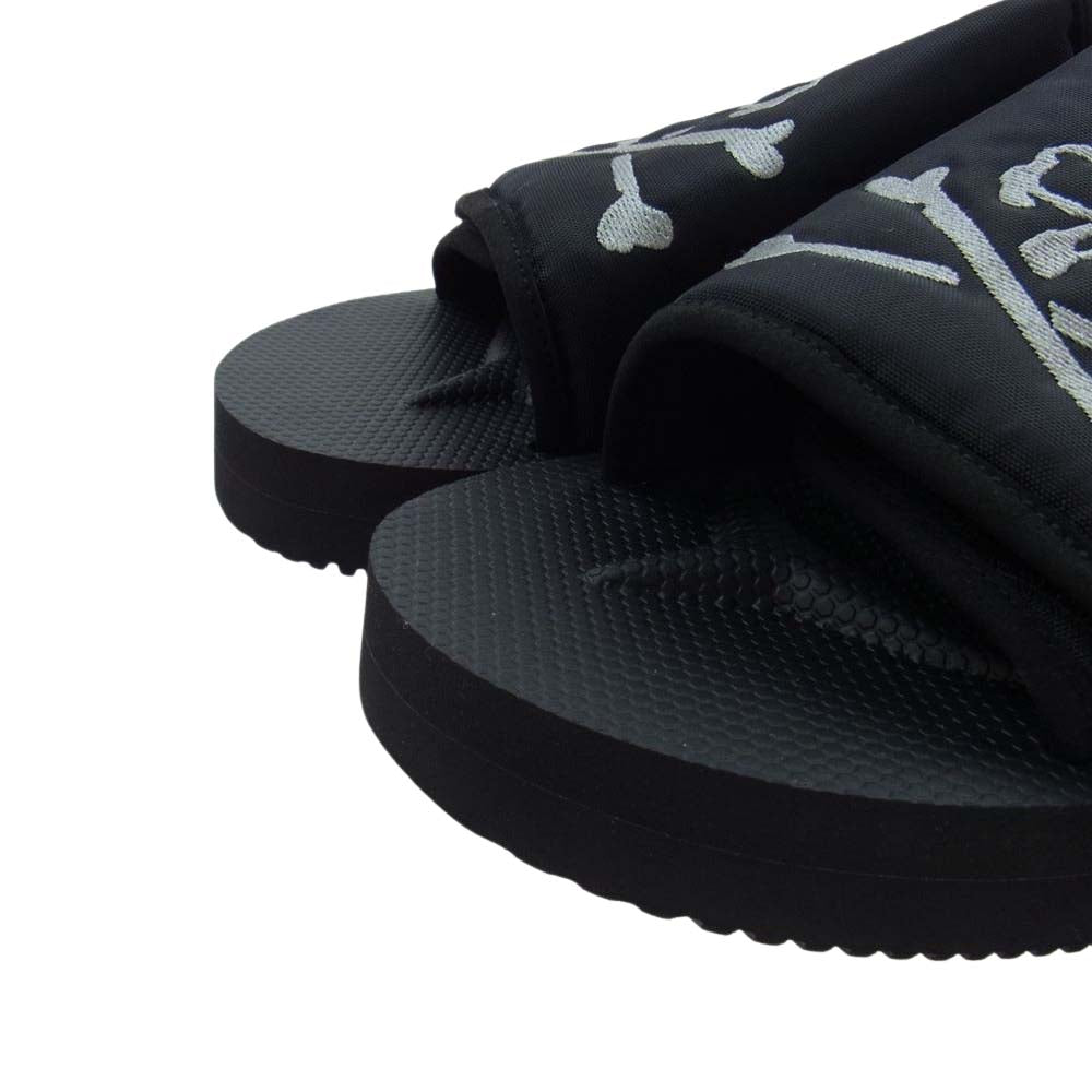 mastermind JAPAN マスターマインドジャパン OG-327VMM × SUICOKE スイコック サンダル スカル ブラック ブラック系 US10(28cm）【新古品】【未使用】【中古】