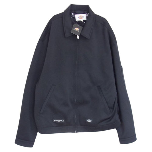 mastermind JAPAN マスターマインドジャパン DK011445BLK1 × DICKIES ディッキーズ EISENHOWER JACKET アイゼンハワー ジャケット トラックジャケット ブラック系 L【美品】【中古】