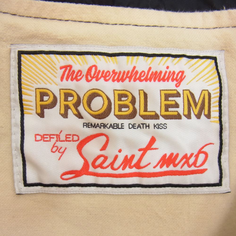 SAINT MICHAEL セントマイケル SM-S23-0000-066 UNKNOWN COACH JACKET アンノウン コーチ ジャケット ブラック系 L【美品】【中古】