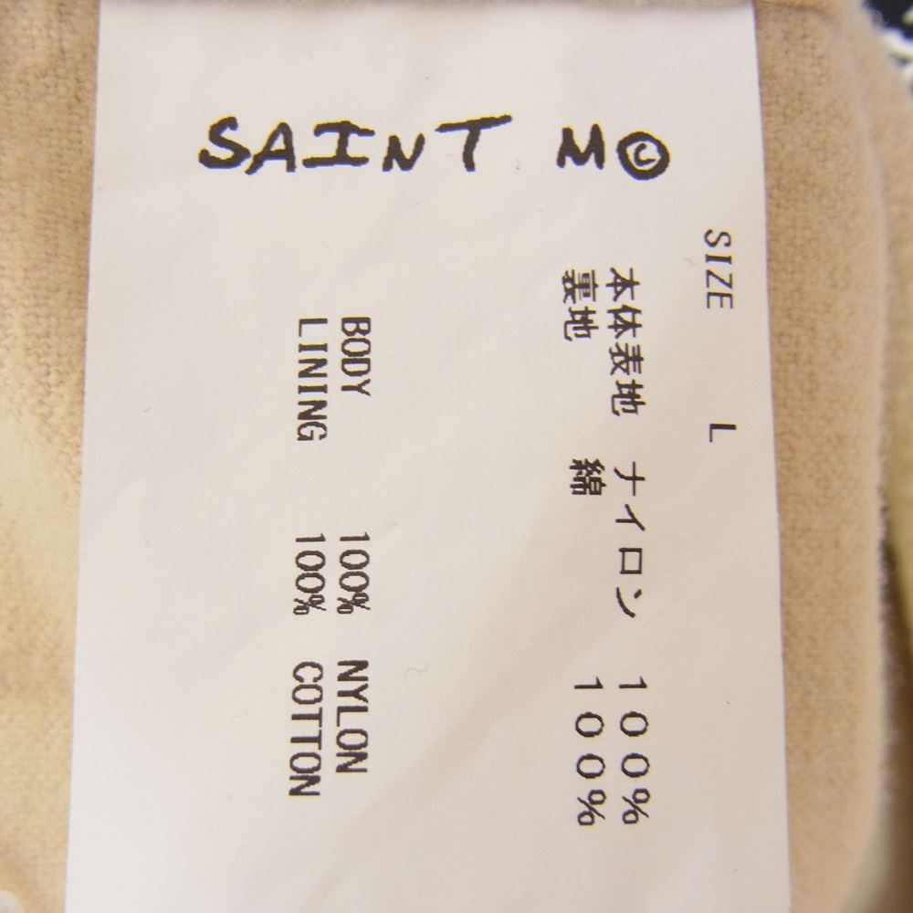 SAINT MICHAEL セントマイケル SM-S23-0000-066 UNKNOWN COACH JACKET アンノウン コーチ ジャケット ブラック系 L【美品】【中古】