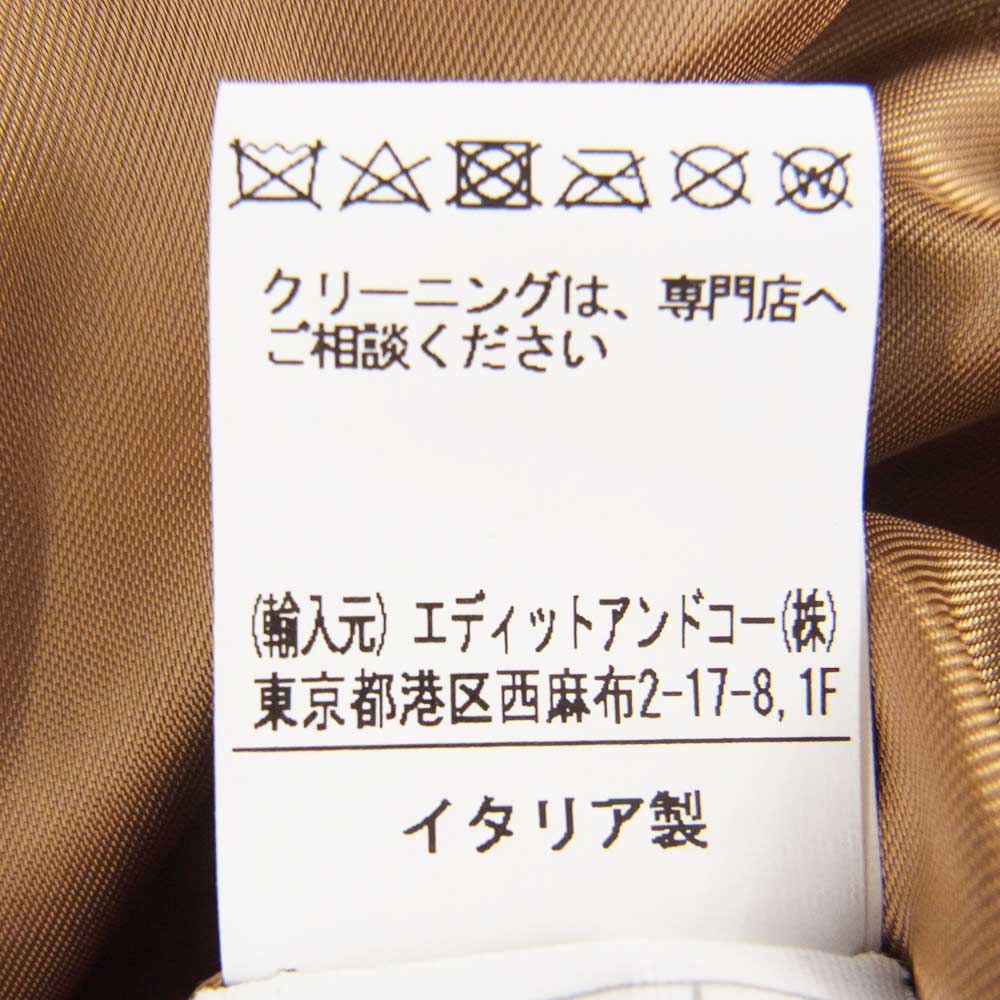 チンクアンタ H517 ラムナッパ セミダブルライダース ジャケット ブラック系【美品】【中古】
