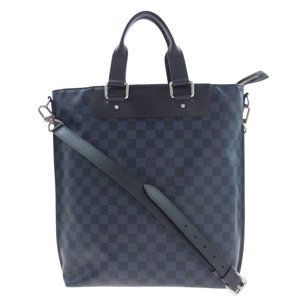 LOUIS VUITTON ルイ・ヴィトン N42223　　 ダミエ コバルト カバジュール 2WAY ショルダー バッグ ダークネイビー系【中古】