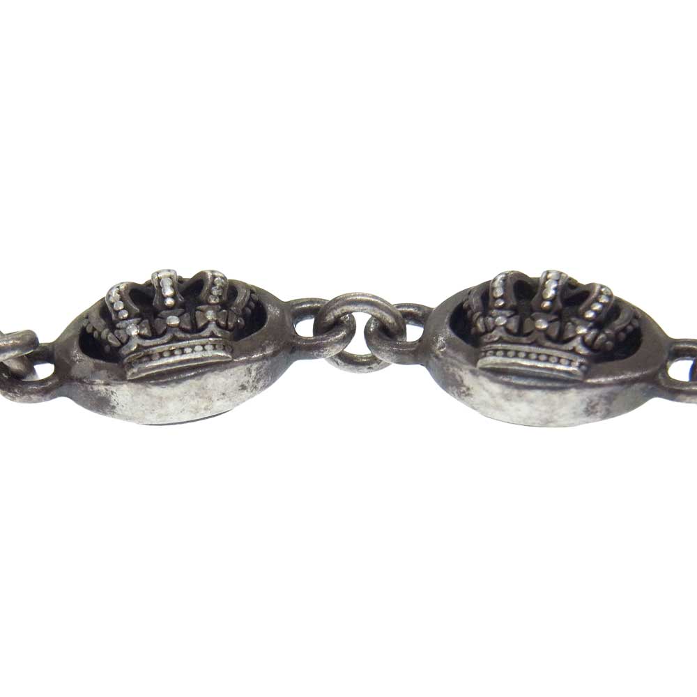 Justin Davis ジャスティンデイビス SBJ135 MEDIUM QE2 クラウン ブレスレット シルバー系【中古】