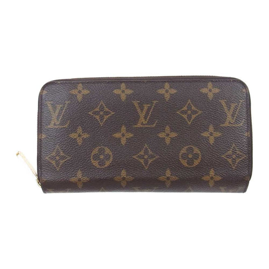 LOUIS VUITTON ルイ・ヴィトン M42616 モノグラム ジッピー ラウンドジップ ウォレット ダークブラウン系【中古】