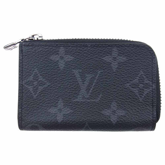 LOUIS VUITTON ルイ・ヴィトン M63536 モノグラム エクリプス ポルトモネジュール コインケース ブラック系【美品】【中古】