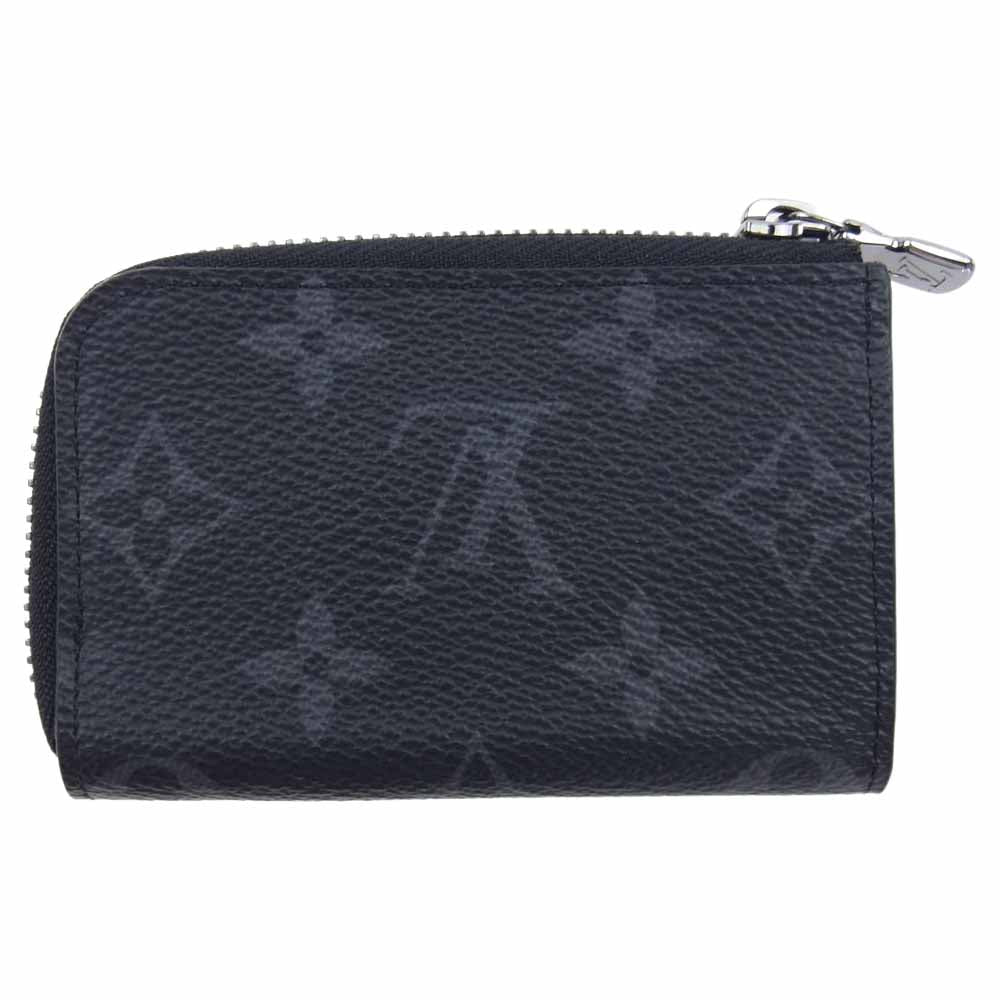 LOUIS VUITTON ルイ・ヴィトン M63536 モノグラム エクリプス ポルトモネジュール コインケース ブラック系【美品】【中古】