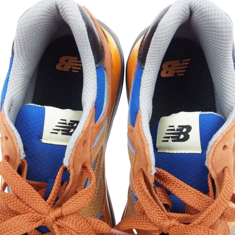 NEW BALANCE ニューバランス M5740GHA ローカット スニーカー オレンジ系 マルチカラー系 28.5cm【中古】