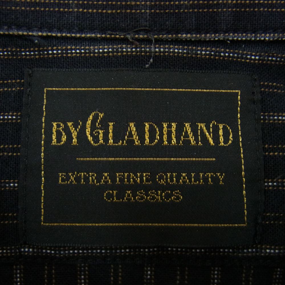 GLADHAND & Co. グラッドハンド BYGH-21-AW-12 Collegiate L/S Pullover Shirts カリージャト ロングスリーブ プルオーバー シャツ ブラック系 XL【中古】