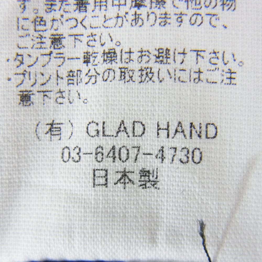 GLADHAND & Co. グラッドハンド BYGH-21-AW-12 Collegiate L/S Pullover Shirts カリージャト ロングスリーブ プルオーバー シャツ ブラック系 XL【中古】