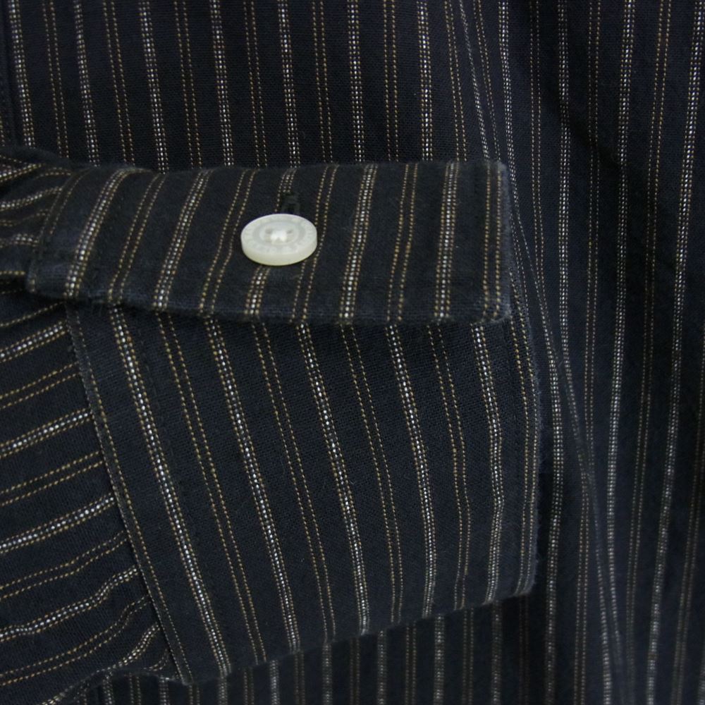 GLADHAND & Co. グラッドハンド BYGH-21-AW-12 Collegiate L/S Pullover Shirts カリージャト ロングスリーブ プルオーバー シャツ ブラック系 XL【中古】