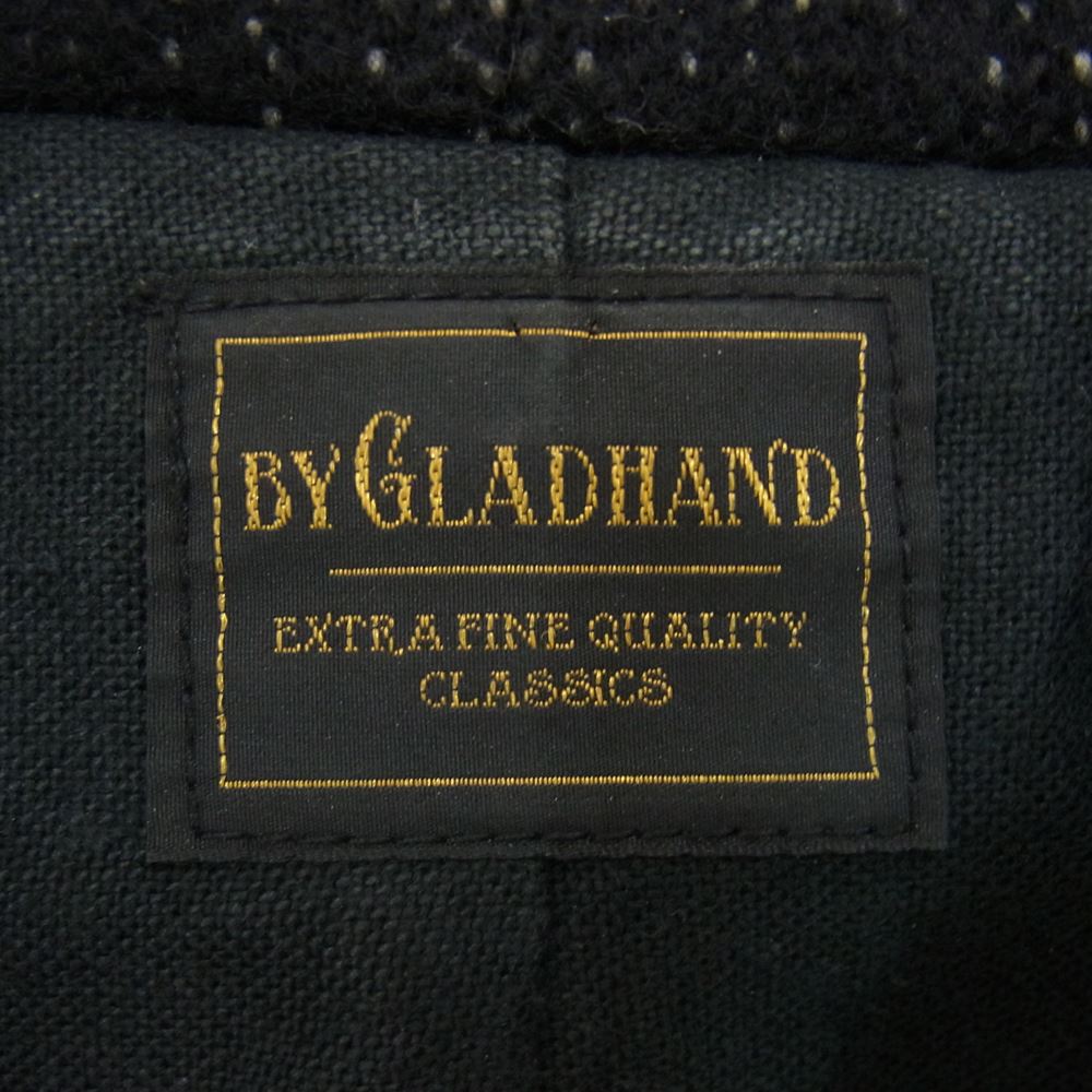 GLADHAND & Co. グラッドハンド BYGH-18-AW-08 FOWLER HUNTING JACKET フラワー ハンティング ジャケット ウール ブラック系 XL【中古】