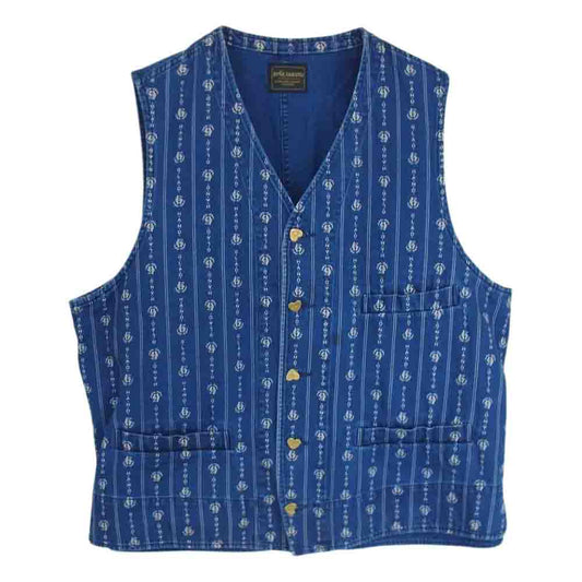 GLADHAND & Co. グラッドハンド BYGH-19-SS-04 HEARTLAND-VEST ハートランドベスト  ネイビー系 XL【中古】