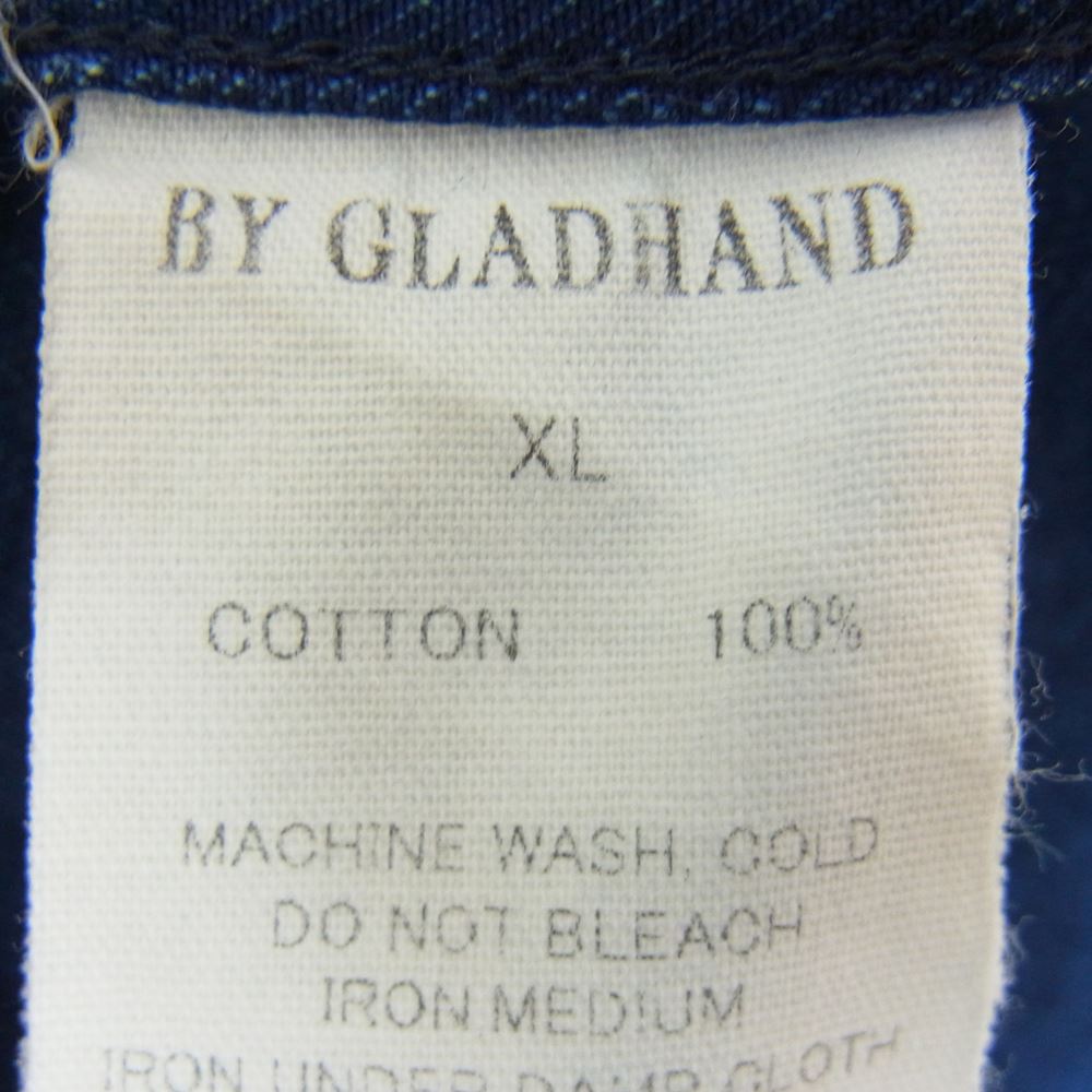 GLADHAND & Co. グラッドハンド BYGH-19-SS-02 Heartland Coverall ハートランド カバーオール ジャケット  ネイビー系 XL【中古】